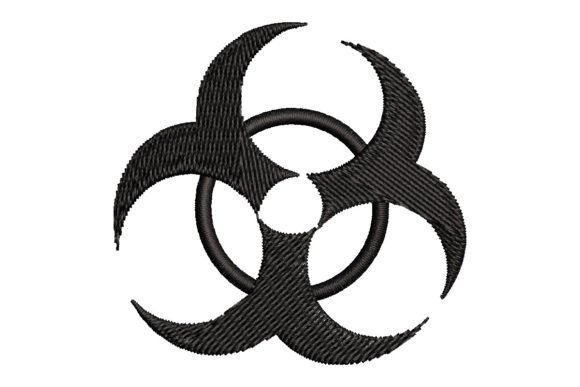 Biohazard Symbol Embroidery Review