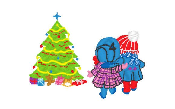 Boy and Girl Noel Embroidery Review
