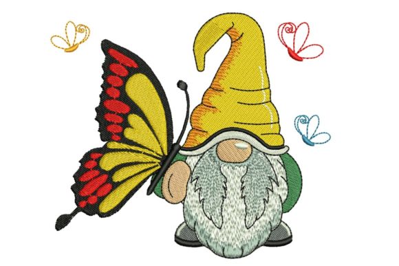 Butterfly Gnome Embroidery Design Review