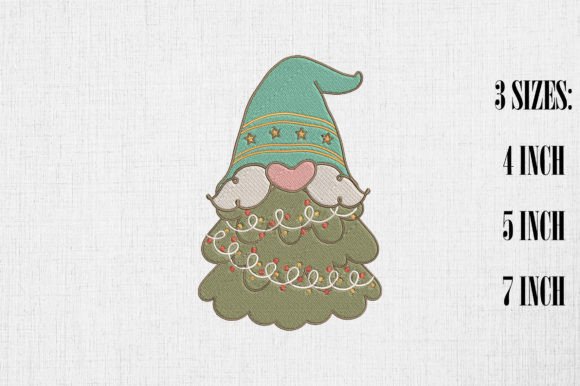 Cute Gnome Christmas Tree Embroidery Review