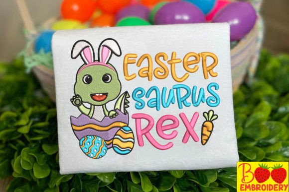Easter Saurus Rex Embroidery Design Review