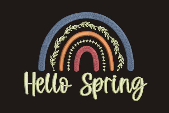 Hello Spring Rainbow Embroidery Review