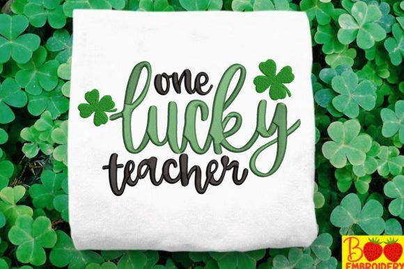 One Lucky Teacher Embroidery Review