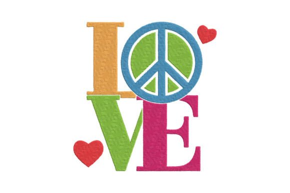 Peace Love and Hearts Embroidery Review