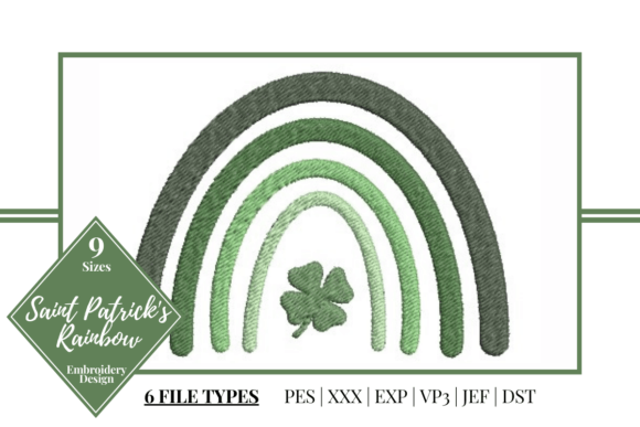 Saint Patrick's Rainbow Embroidery Review