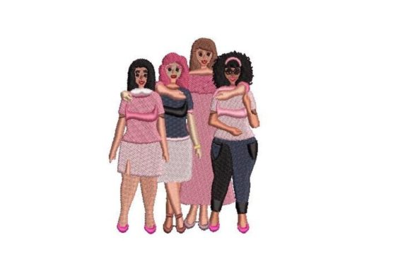 Women Supporting Each Other Embroidery Review